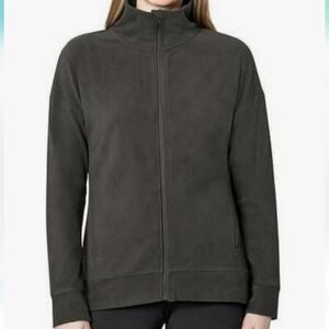 Mondetta Cozy Full Zip Jacket Medium-Burnt Olive
